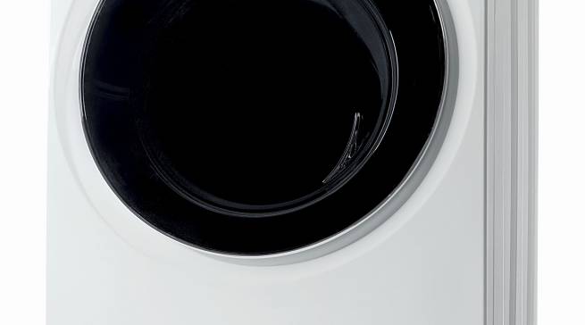 Candy Waschmaschine Bianca mit Smart-Ring-Benutzeroberfläche.