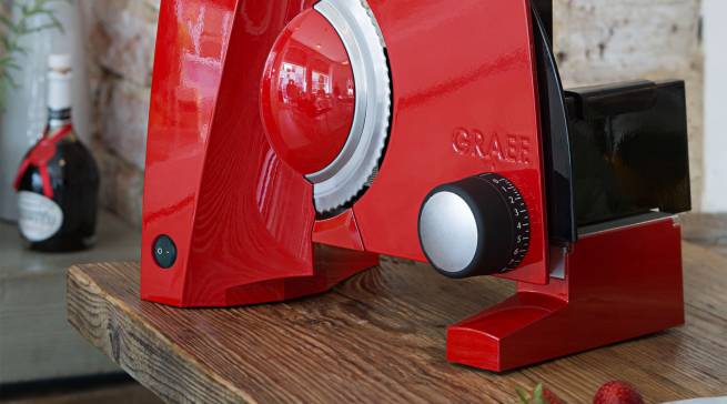 Graef Allesschneider Serie SKS 100 mit Gleichstrommotor Eco Power Motion.