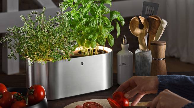 IFA Highlight: Dank dem WMF Kräutergarten @home immer frische Kräuter zur Hand.
