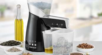 <h1>Rommelsbacher Ölpresse OP 700</h1><h3 style='font-size: 20px; margin: 0px 0px 15px 0px;'>2 unterschiedliche Pressschnecken, Kaltpressverfahren</h3>