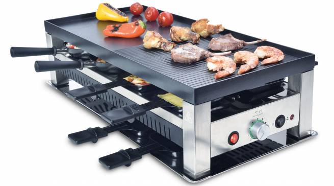 Solis 5in1 Table Grill mit Mini-Wok.
