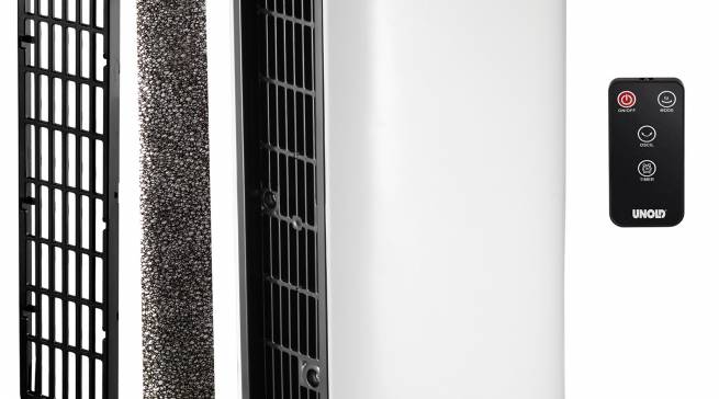 Unold Heizlüfter Design um 70° oszillierend.