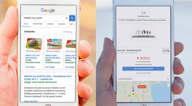 LocaFox-Verbindung: Online- und stationärer Handel.
