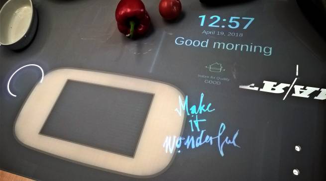 Franke präsentiert seine Vorstellungen von der Zukunftmusik mit Smart Cooking.