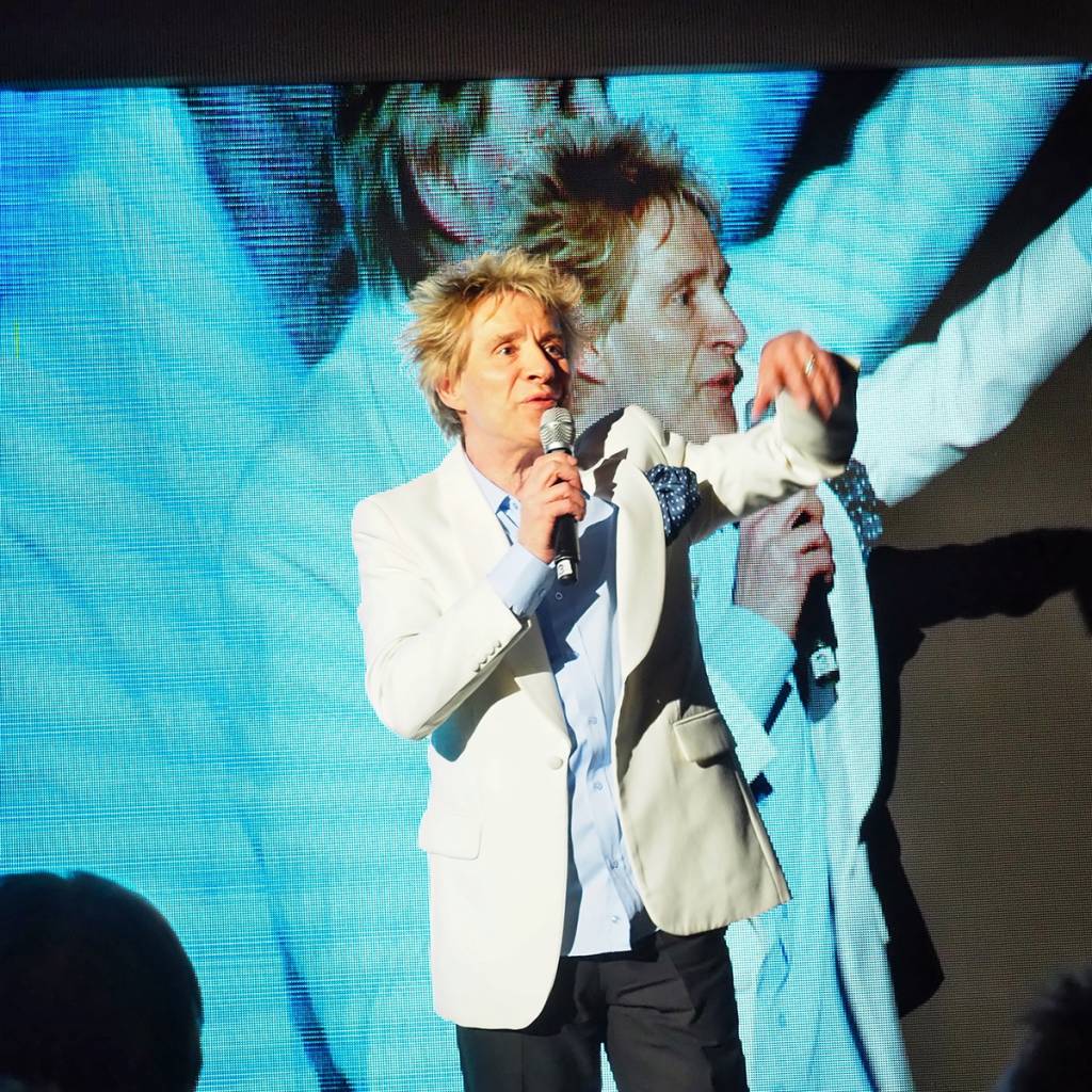 Stars in Concert: Rod Stuart mit seinem Ohrwurm: I’m sailing…