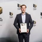 Freude bei Dirt Devil Geschäftsführer Markus Monjau: die Marke zum dritten Mal in Folge mit dem German Brand Award ausgezeichnet.