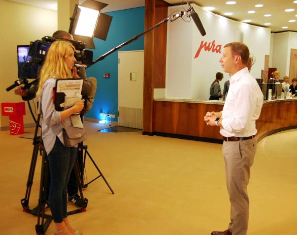 Gefragter Interviewpartner: IFA-Direktor Jens Heithecker.