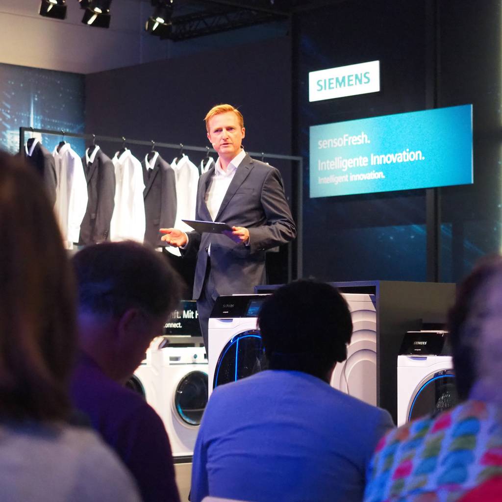 IFA 2018 Olaf Medorn, Marketingleiter Siemens Hausgeräte Deutschland