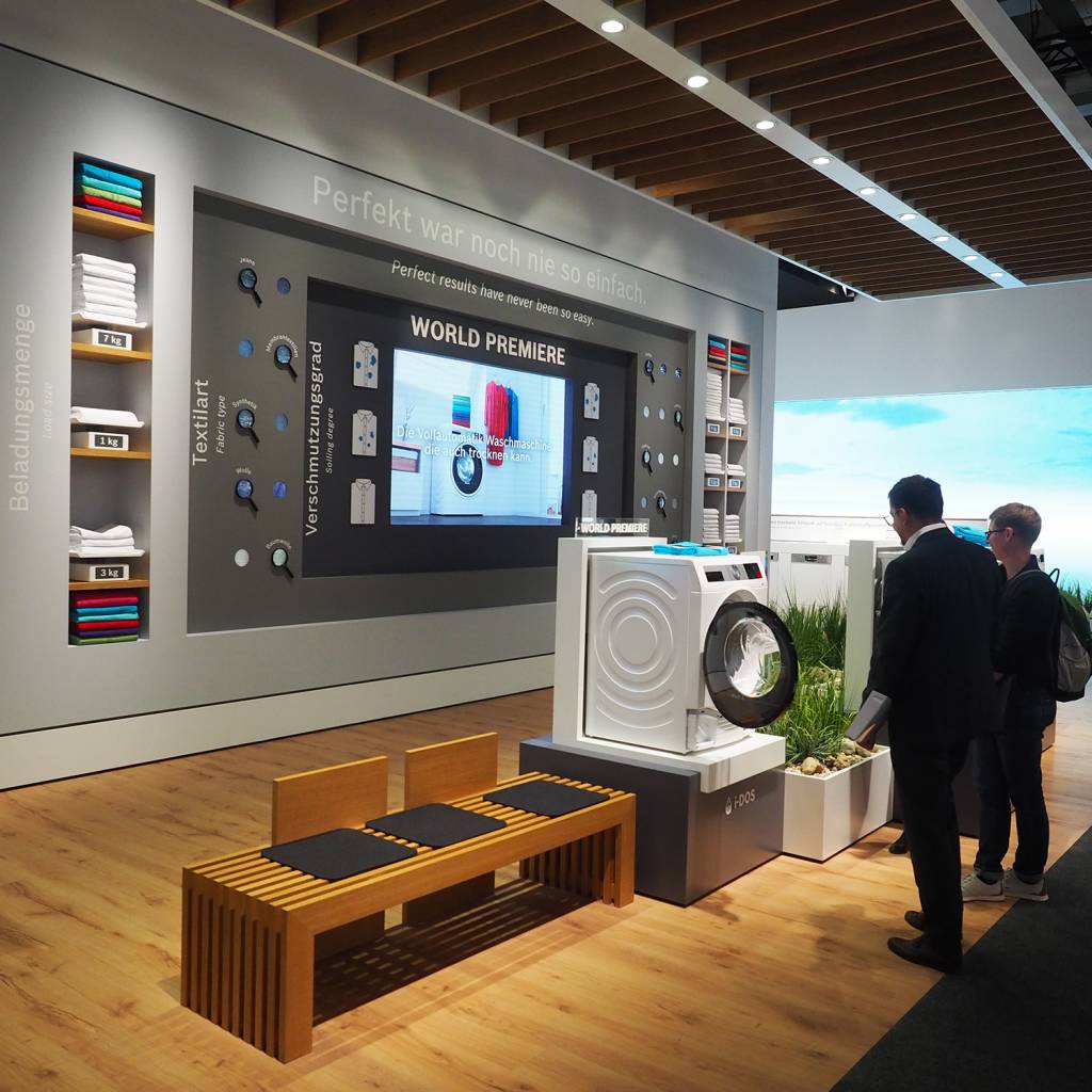 IFA 2018 Bosch Waschtrockner WDU 28640 mit i-Dos-Dosierautomatik Halle 3.1