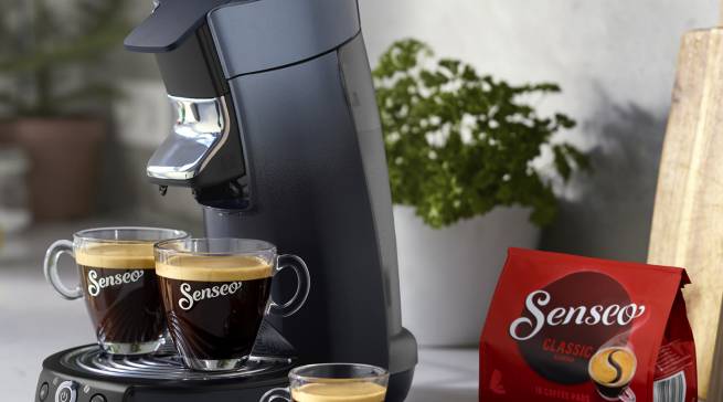 Philips Kaffeemaschine Senseo Viva Café Duo Select mit Duo Select.