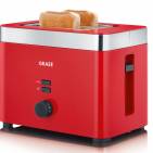 Graef Toaster TO 63 Rote Serie mit Defrost-Funktion.
