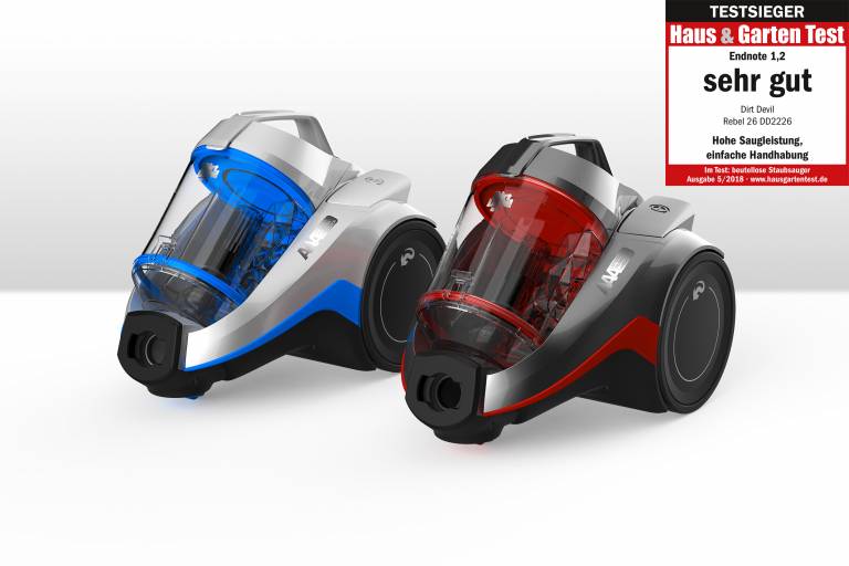 Dirt Devil Rebel 26: Platz 1 beim Test von Haus & Garten