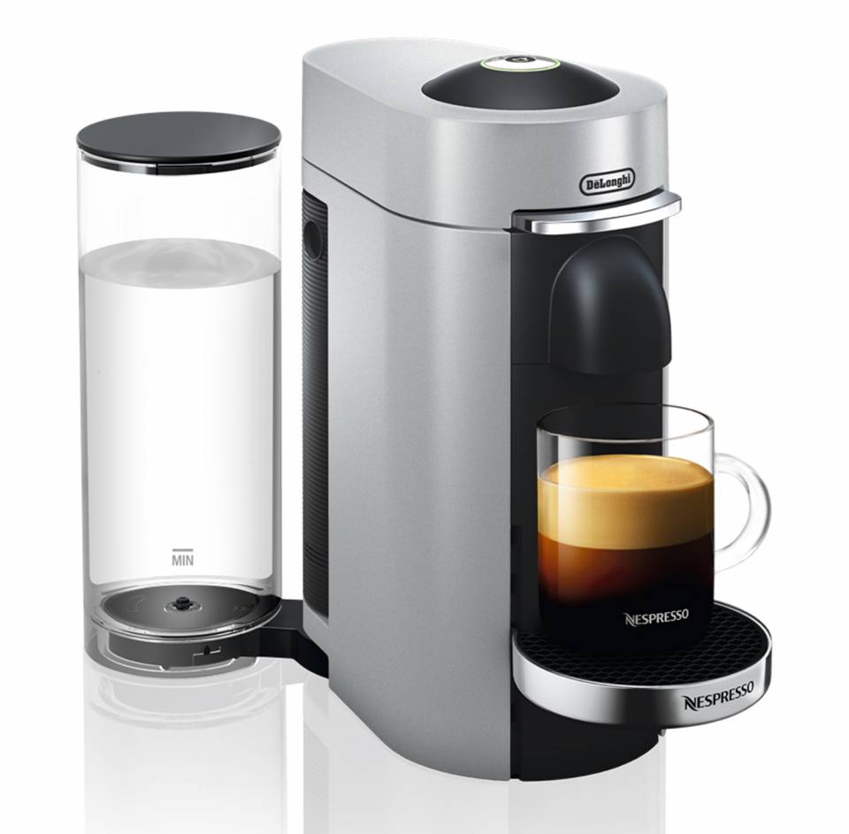 Nespresso Vertuo Plus Kaffeemaschine – Schwarz, Mit 12 Kapseln, Für Espresso Bis Becherkaffee
