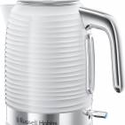 Russell Hobbs Wasserkocher Inspire White mit Schnellkochfunktion.