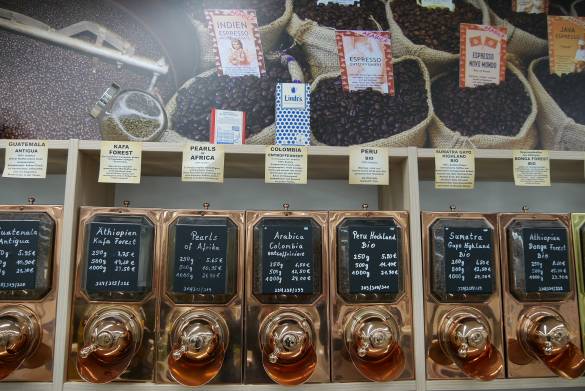 Edelste Bohnensorten für besten Kaffeegenuss bietet EP: Hämmerle seiner Kundschaft.
