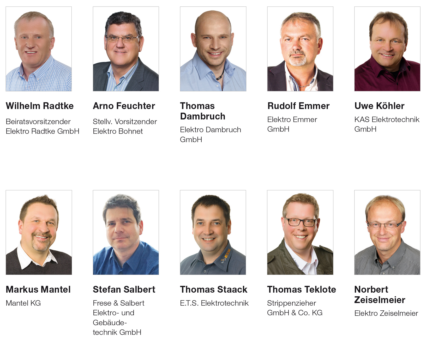 Die neuen Beiräte bei e-masters.