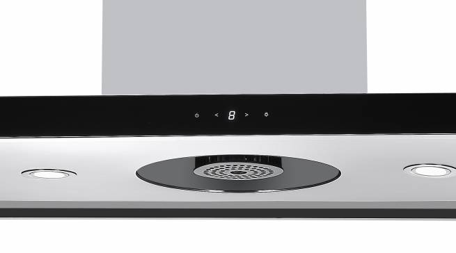 Die Designhaube VRIS 9002 E arbeitet mit dem revolutionären Eco-Jet-System (ejs).