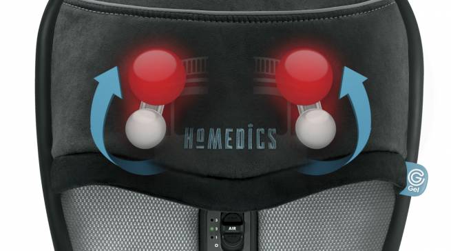 HoMedics Fußmassagegerät GSF-500H-EU mit Gel Shiatsu Massage.
