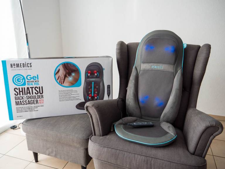Ausprobiert: HoMedics Gel Shiatsu-Massageauflage [Werbung]