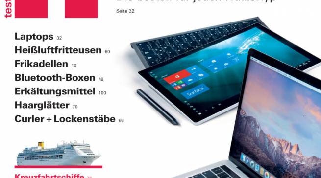 test Cover Stiftung Warentest Heissluftfritteusen