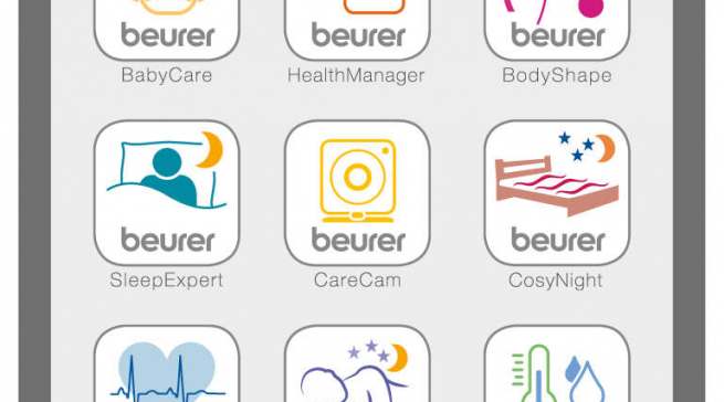 Eine Säule des Erfolgs: die App-Welt von Beurer.