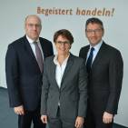 Der auf drei Köpfe reduzierte EK-Vorstand (v.l.): Martin Richrath, Susanne Sorg und Franz-Josef Hasebrink (Vorsitzender).
