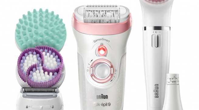 Braun Beauty Set 9 mit Silk-épil 9 SkinSpa und FaceSpa.