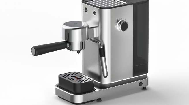 Hochwertige Ausstattung: Lumero Espresso Siebträger-Maschine von WMF mit dem Red Dot Award ausgezeichnet.