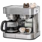 Rommelsbacher Kaffee-/Espressocenter EKS 3010 für die Zubereitung von Filterkaffee, Espresso oder Tee.