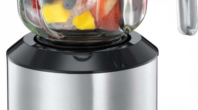 Russell Hobbs Glas-Standmixer Compact Home mit 0,8 Liter Fassungsvermögen.