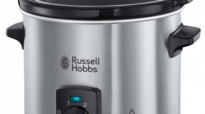 Russell Hobbs Schongarer Compact Home mit 3 Temperaturstufen.