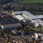 Ein Blick auf das BSH Werk Giengen aus der Luft.