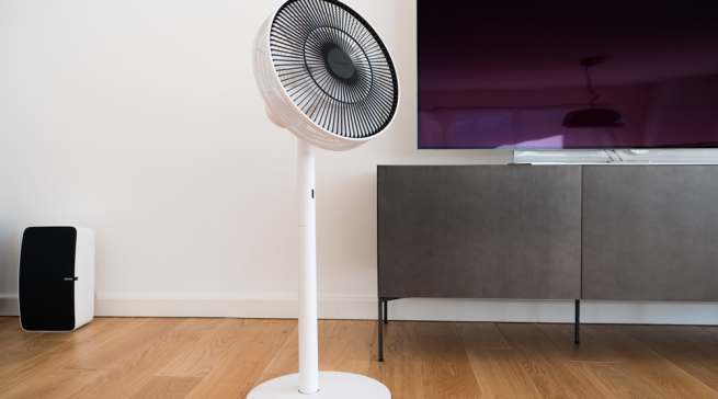 Balmuda The GreenFan im Test: Battery & Dock machen den Ventilator kabellos