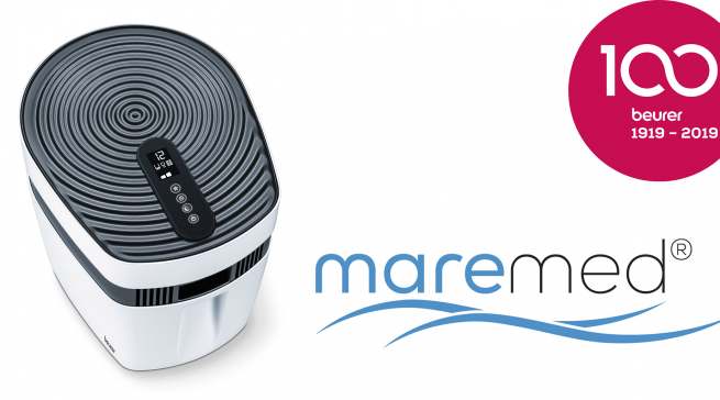 Eine echte Innovation: Mit „maremed®“ bringt Beurer gesundheitsförderndes Meeresklima in die heimischen vier Wände.