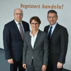 Die EK-Vorstandsmitglieder (v.l.n.r.) Martin Richrath, Susanne Sorg und Franz-Josef Hasebrink laden zur Herbstmesse EK Live und zum EK Retail Forum ein.