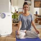 Philips Luftreiniger Series 4500ibeseitigt Pollen, Feinstaub, Bakterien und Gase.