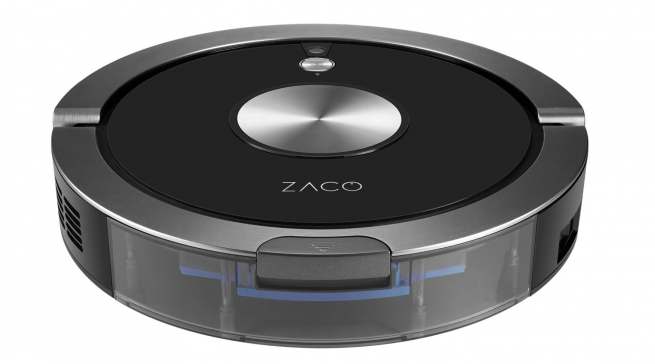 Auf der IFA im Einsatz: Der Zaco Saug- und Wischroboter A9s.