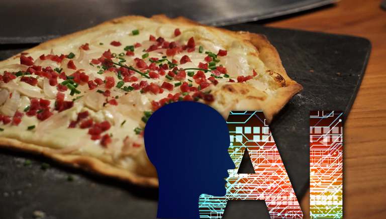 Lernfähiger Flammkuchen, oder: Die KI/AI führt Regie