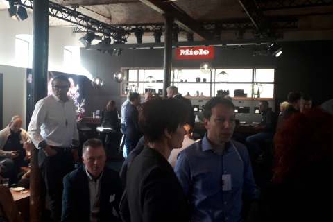 Mächtig was los in der Remise: Miele inszeniert die IFA-Neuheiten.