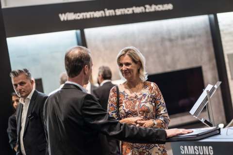 Samsung ist in Löhne angekommen: das Standkonzept hatte Vorbild-Charakter. (Foto: area30)