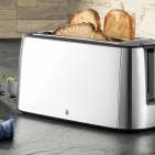WMF Bueno Pro Doppel-Langschlitz-Toaster mit Platz für 4 Toastscheiben.
