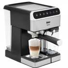 Fakir Espressomaschine Babila bereitet Espresso, Cappuccino und Latte per Knopfdruck.