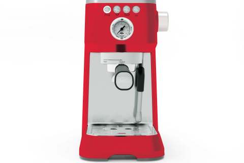 Bringt Farbe in die Küche: Siebträger „Barista Perfetta Plus“ von Solis.