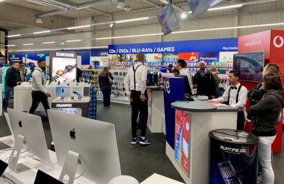 Viele Kunden nutzten die attraktiven Angebote am Eröffnungstag.