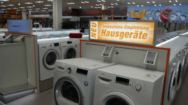expert setzt auf innovative Großgeräte.