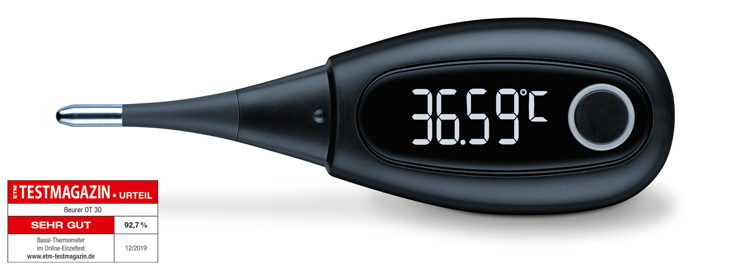 Den Kinderwunsch planen: Das Basalthermometer OT 30 von Beurer macht es möglich.