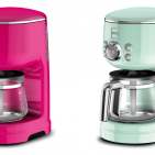 Novis Iconic Filterkaffeemaschine in den Farben Pink und Neomint