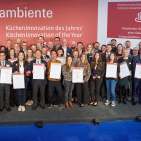 Klassentreffen: Die Sieger beim Wettbewerb „KüchenInnovation des Jahres“ auf der Ambiente in Frankfurt.