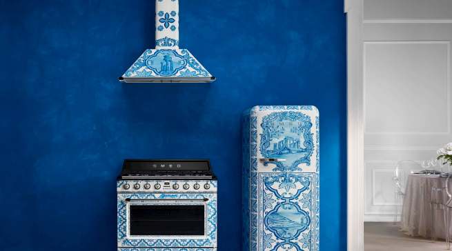 Echter Hingucker: Die neue Sizilien-Kollektion von Dolce & Gabbana und Smeg für Großgeräte.