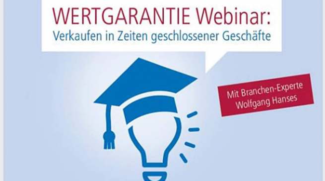 Wolfgang Hanses referiert über das „Verkaufen in Zeiten geschlossener Geschäfte“